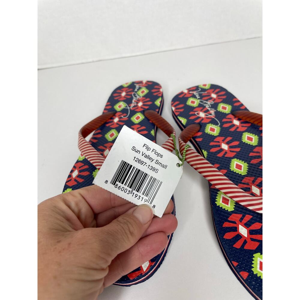 NEW Vera Bradley Womens FlipFlops Size Small 5/6 Sun Valley Print - Picture 4 of 7